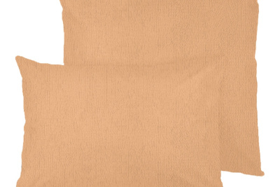 Наволочки махровые на молнии 2шт. персик