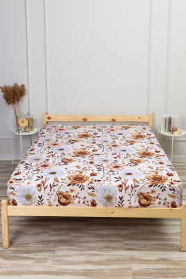 Простыня поплин  Светлая ночь белый