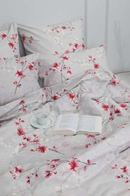 Пододеяльник бязь ГОСТ Сакура серый